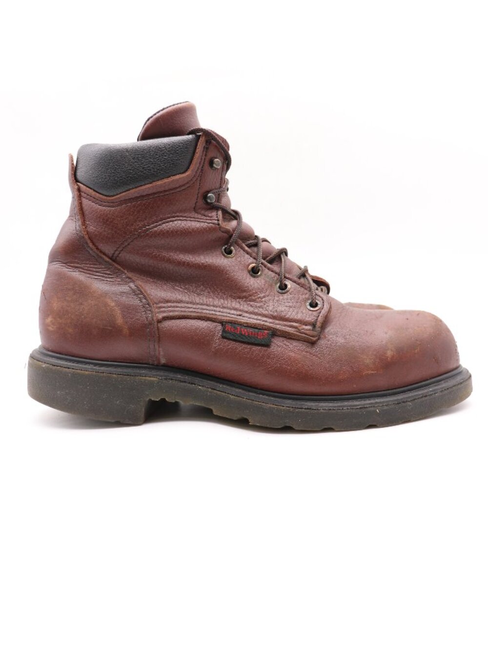Red Wing Supersole 2.0 Men's Size 10.5 Work Boots 6 Inch Steel Toe Brown Leather